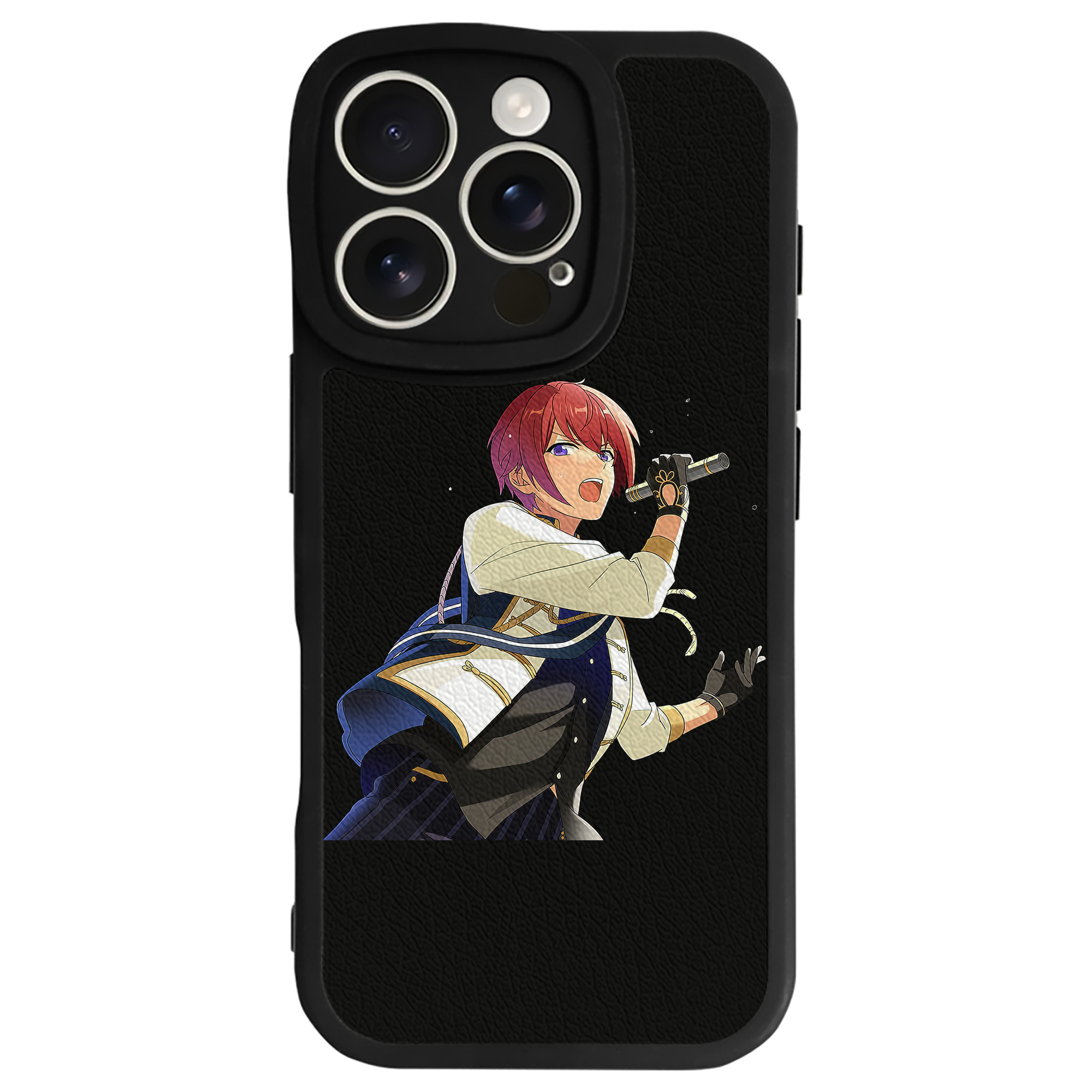 （画像用） あんさんぶるスターズ! Ensemble Stars 【iPhone 16シリーズ対応】シリコンスマホケース（レザー調） 材質：シリコン